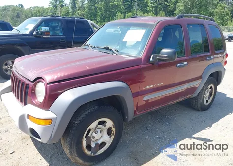 2002 Jeep Liberty Sport from USA, damaged, VIN 1J4GL48K32W114698